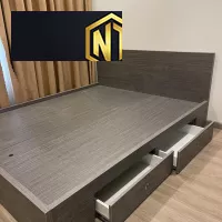 GIƯỜNG NGỦ GỖ VÁN MDF GIÁ BÌNH DÂN